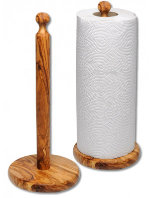 Kitchen roll stand olive wood, art. no. 14137