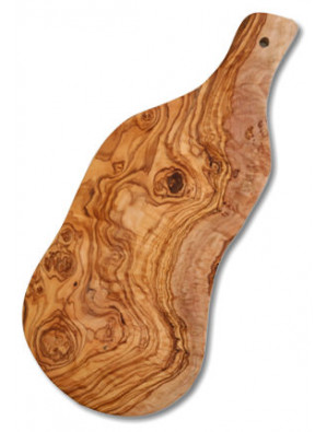 Cutting board olive wood, natural cut, ca. 40 x 18 cm, art. no. 14167