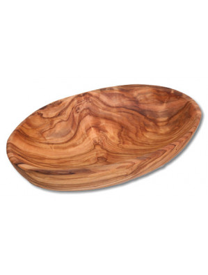 Bowl olive wood, oval, Ø ca. 16 x 10 cm, art. no. 14204