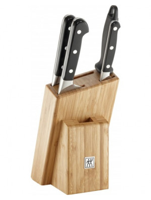 Zwilling Pro knife block, bamboo, 5-part, 38448-002