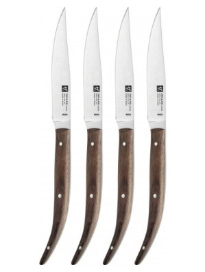 Zwilling steak knife set 4 pieces, dark oak wood, 39161-000 / 1003040