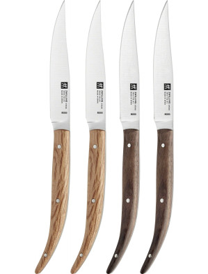 Zwilling steak knife set 4 pieces, mixed oak wood, 39164-000 / 1003042