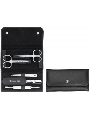 Zwilling Beauty - Manicure Classic Inox snap fastener case, black, 5 pcs., 97458-004