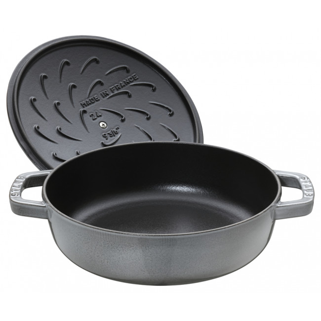 Staub Cast Iron 11in Traditional Skillet - Grenadine Made in France