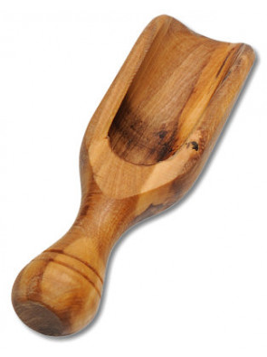 Scoop olive wood, ca. 11.5 cm (4.5 ''), art. no. 14106
