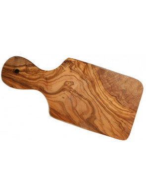 Cutting board olive wood, rounded, ca. 23 x 11 x 1.2 cm, art. no. 14170