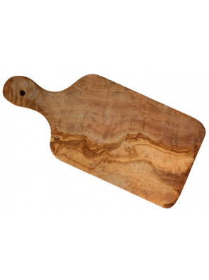 Cutting board olive wood, rounded, ca. 27 x 12 x 1.3 cm, art. no. 14171