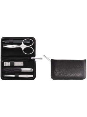 Zwilling Beauty - Manicure Twinox zip fastener case, black, 5 pcs., 98680-004