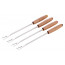 light-coloured wood, Staub - Set of 4 small forks, 40511-402 / 1444004
