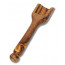 Scoop olive wood with handle, ca. 8-9 cm (3.1 '' - 3.5 ''), art. no. 14107