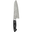 Bob Kramer Euro Stainless Damascus Santoku knife, 180 mm, 7'', 34897-181