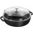 Staub - multifunctional roaster with curved glass lid, round, 26 cm, 127226