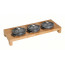 Staub - Stand for 3 round mini cocottes, bamboo, 40510-299 / 1190698