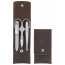 Zwilling Beauty - Manicure Twinox pocket case, brown, 3 pcs., 97405-007